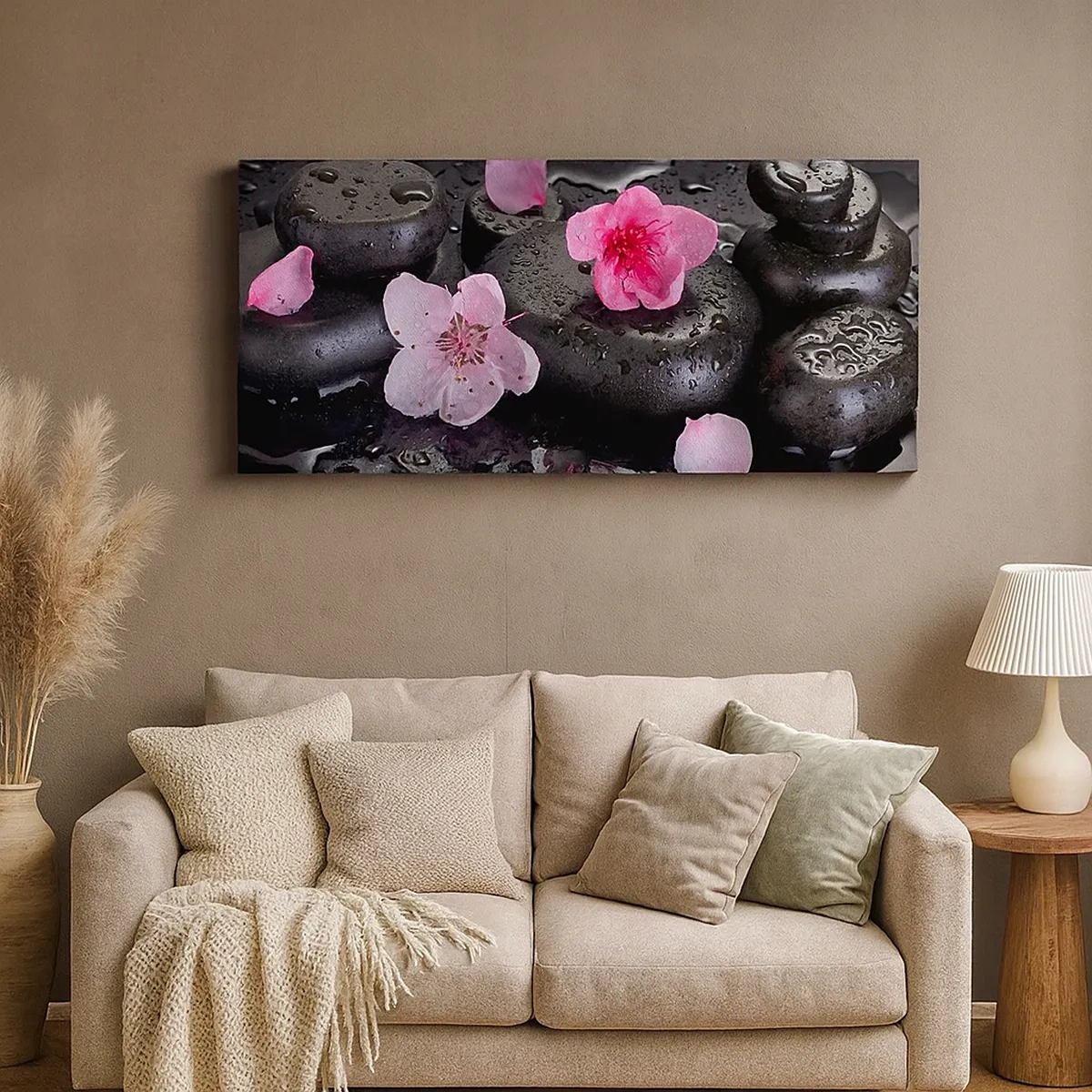 Impression sur toile - Image sur toile - Et le cœur s'allège soudainement - 30x30 cm