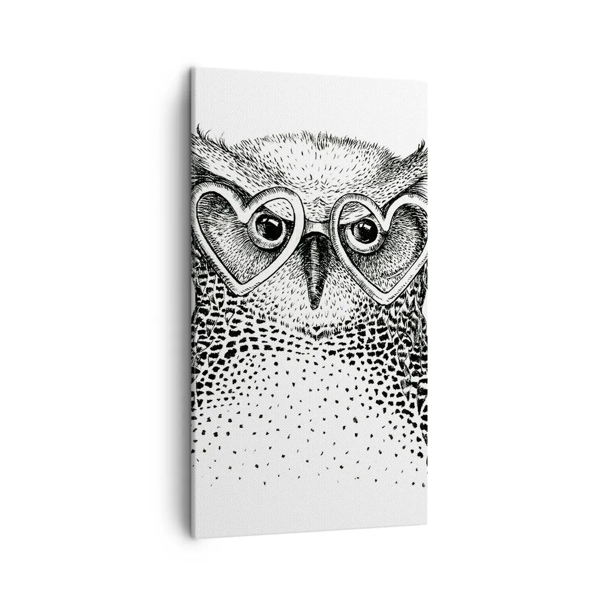 Impression sur toile - Image sur toile - Sagement et avec amour - 45x80 cm