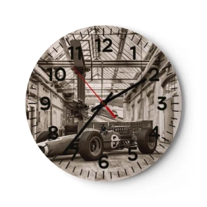 Horloge murale - Pendule murale - Le repos du guerrier - 30x30 cm