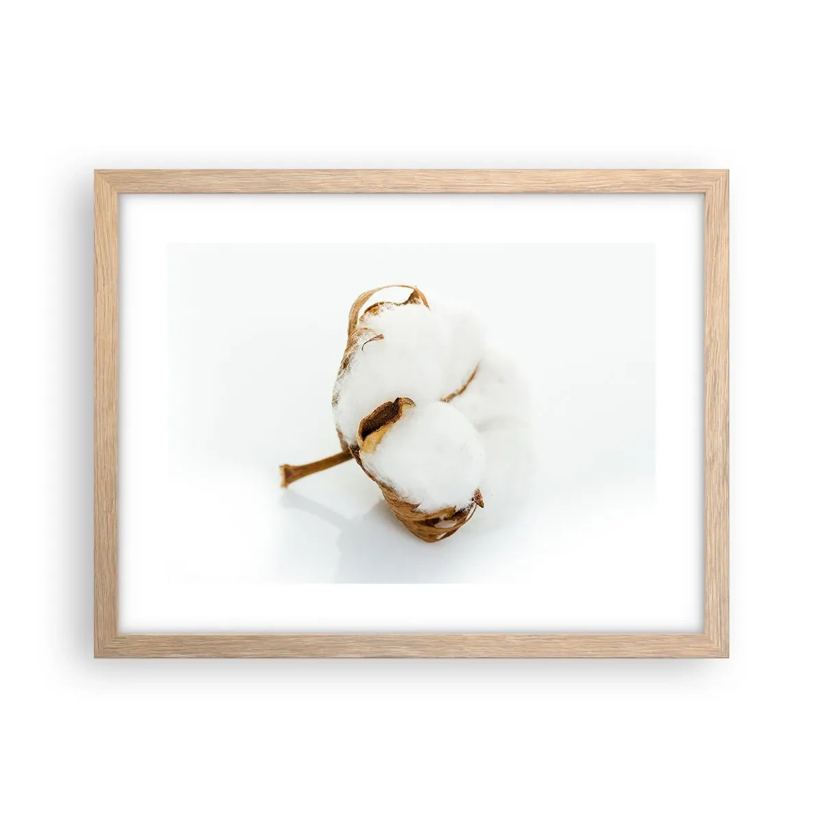 Affiche dans un chêne clair - Poster - Doux par nature - 40x30 cm