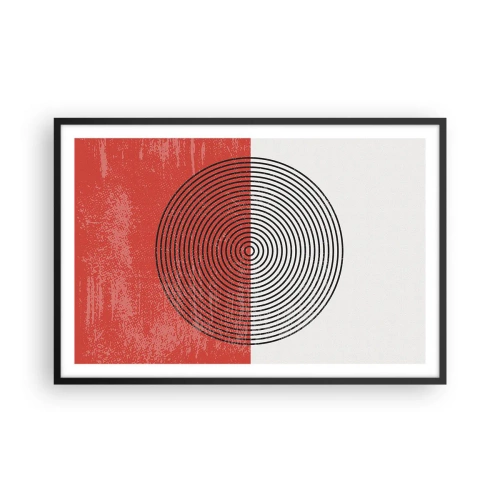 Affiche dans un cadre noir - Poster - Dans le mille - 91x61 cm