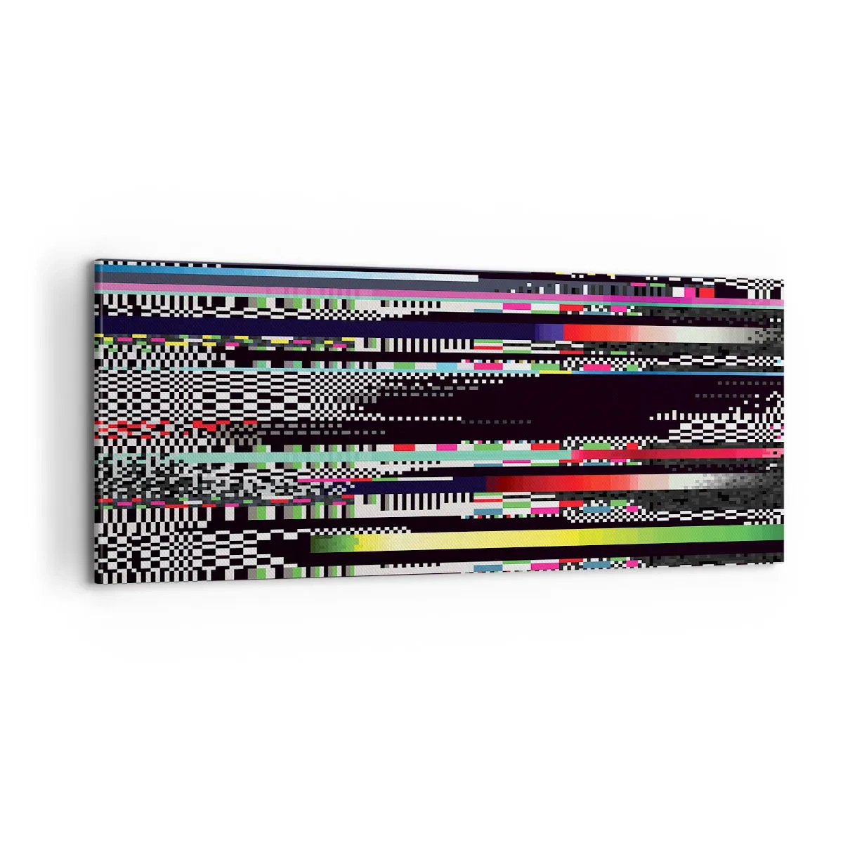 Impression sur toile - Image sur toile - L'image de contrôle de la réalité - 100x40 cm