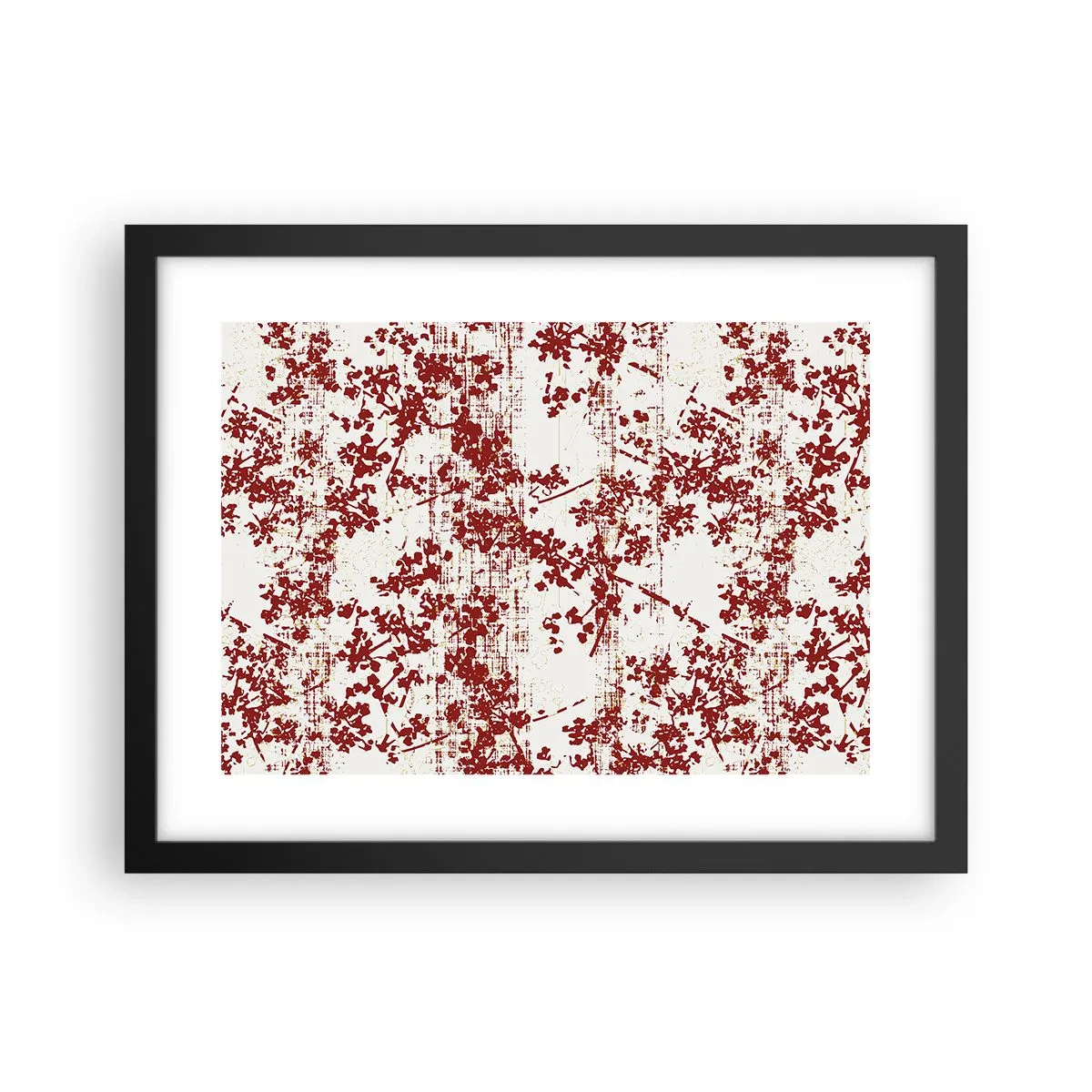 Affiche dans un cadre noir - Poster - Comme un calicot ancien - 40x30 cm