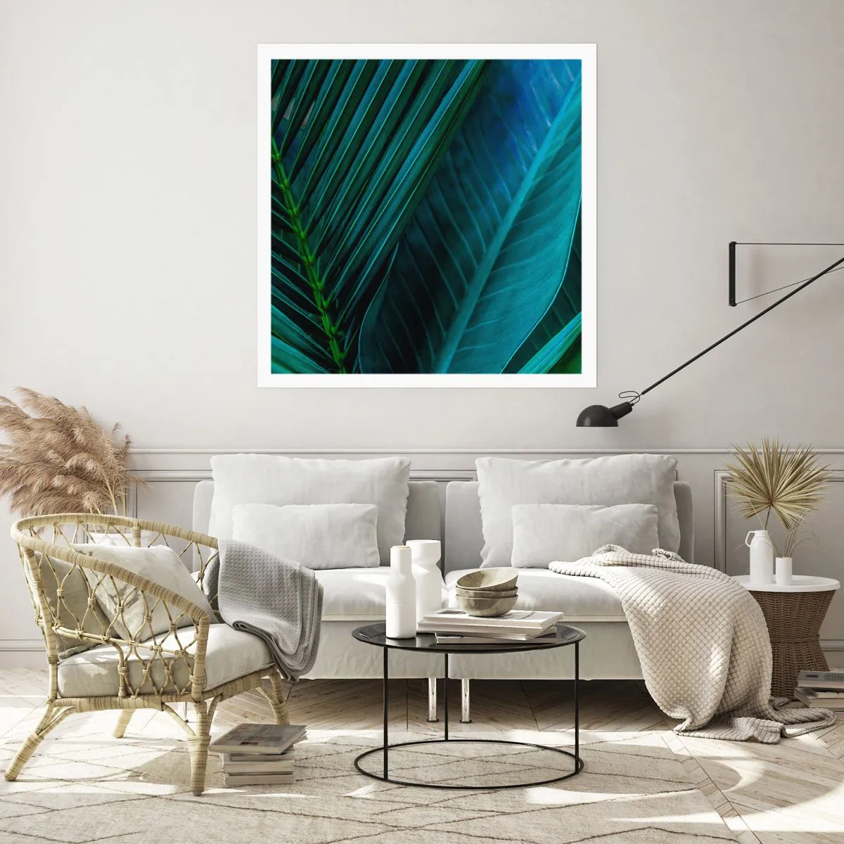 Affiche - Poster - L'anatomie du vert - 50x50 cm