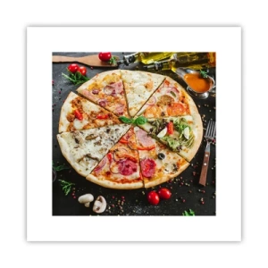 Affiche - Poster - Une gamme de saveurs - 30x30 cm