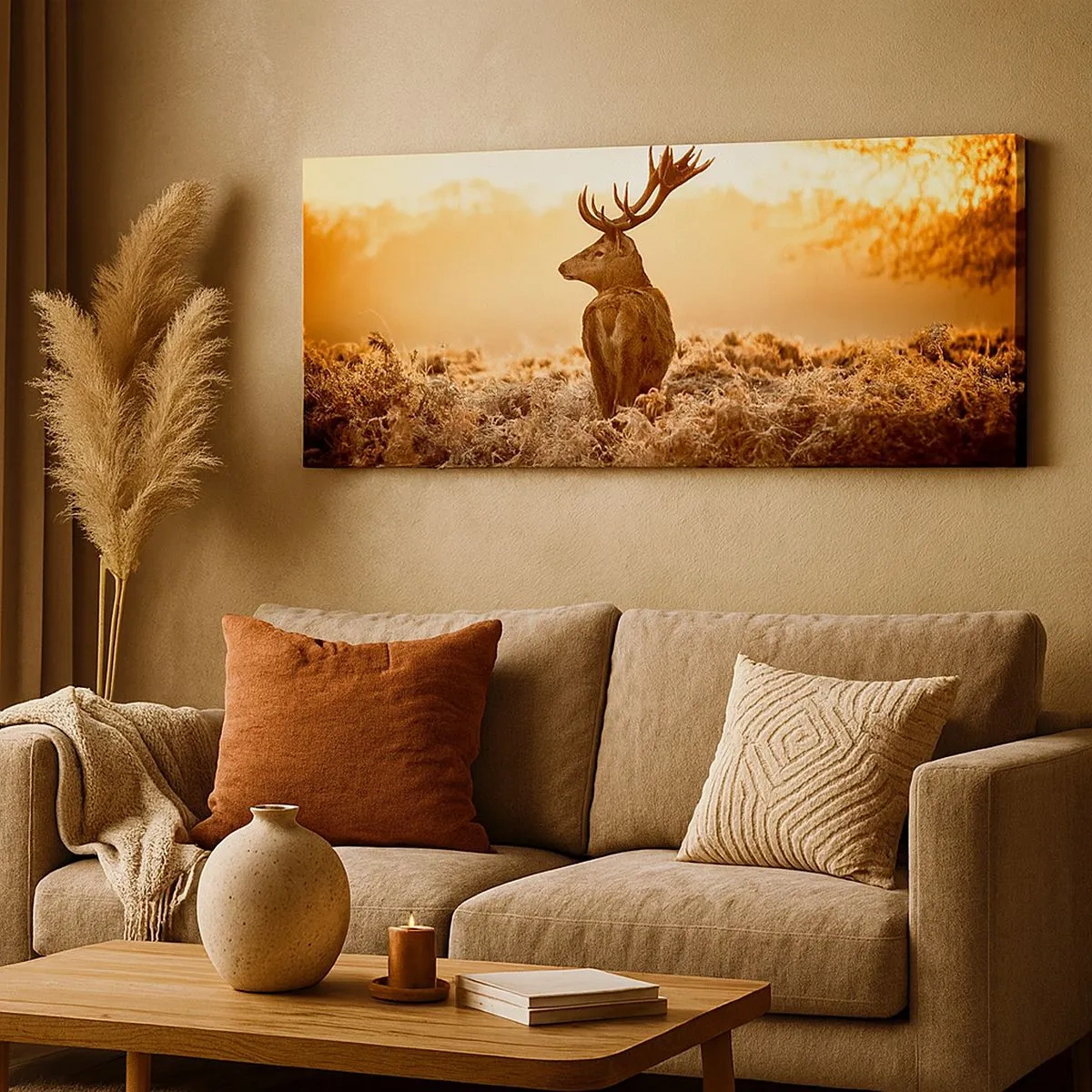 Impression sur toile - Image sur toile - Seigneur du domaine - 100x40 cm