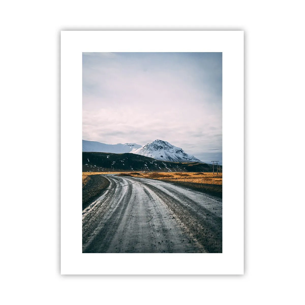 Affiche - Poster - Dans un climat islandais - 30x40 cm
