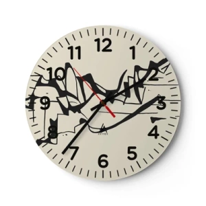 Horloge murale - Pendule murale - Peut-être un paysage - 40x40 cm