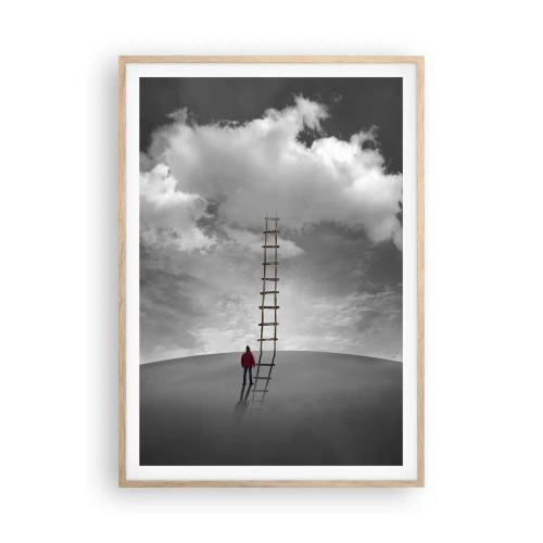 Affiche dans un chêne clair - Poster - Tout est possible - 70x100 cm