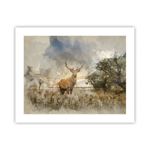 Affiche - Poster - Dignité - force - majesté - 50x40 cm