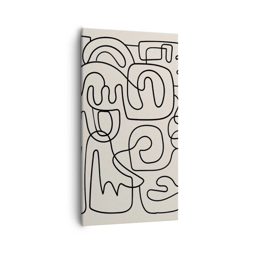 Impression sur toile - Image sur toile - Suivez les indices - 55x100 cm