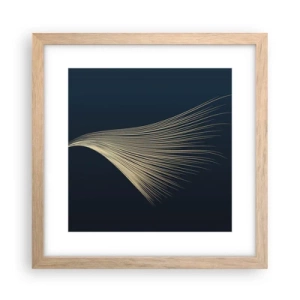 Affiche dans un chêne clair - Poster - Comme les cheveux d'un ange - 30x30 cm