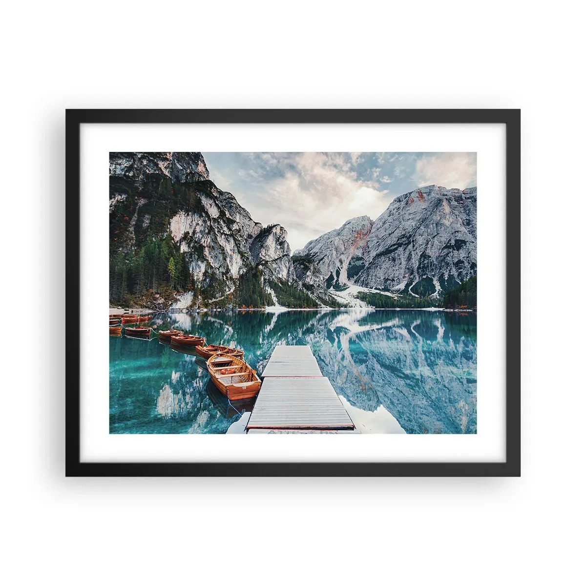 Affiche dans un cadre noir - Poster - On va te montrer la beauté - 50x40 cm