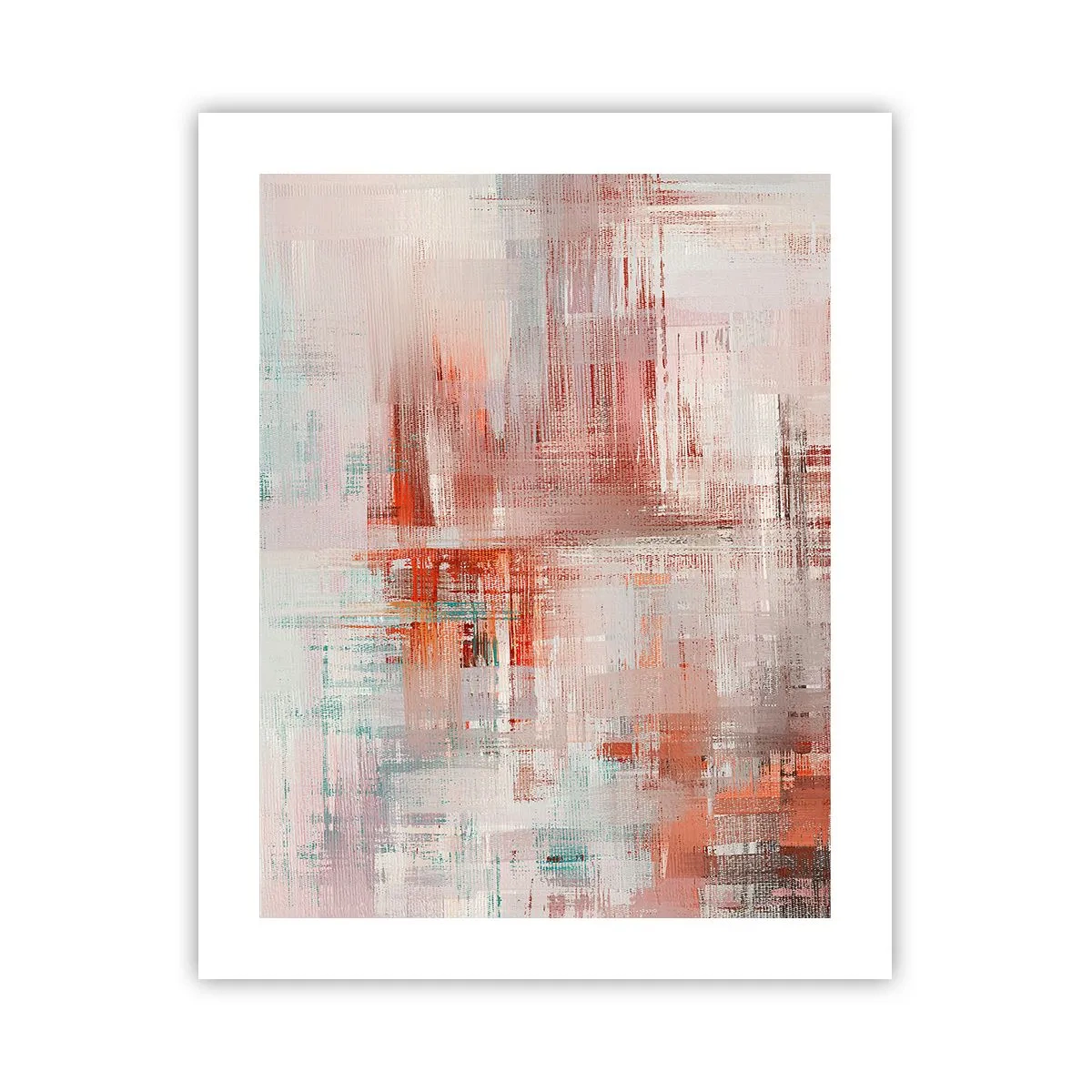 Affiche - Poster - Brumeux. Mais rose - 40x50 cm
