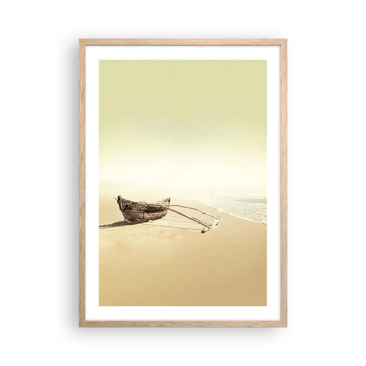 Affiche dans un chêne clair - Poster - Mémoire des mers du sud - 50x70 cm