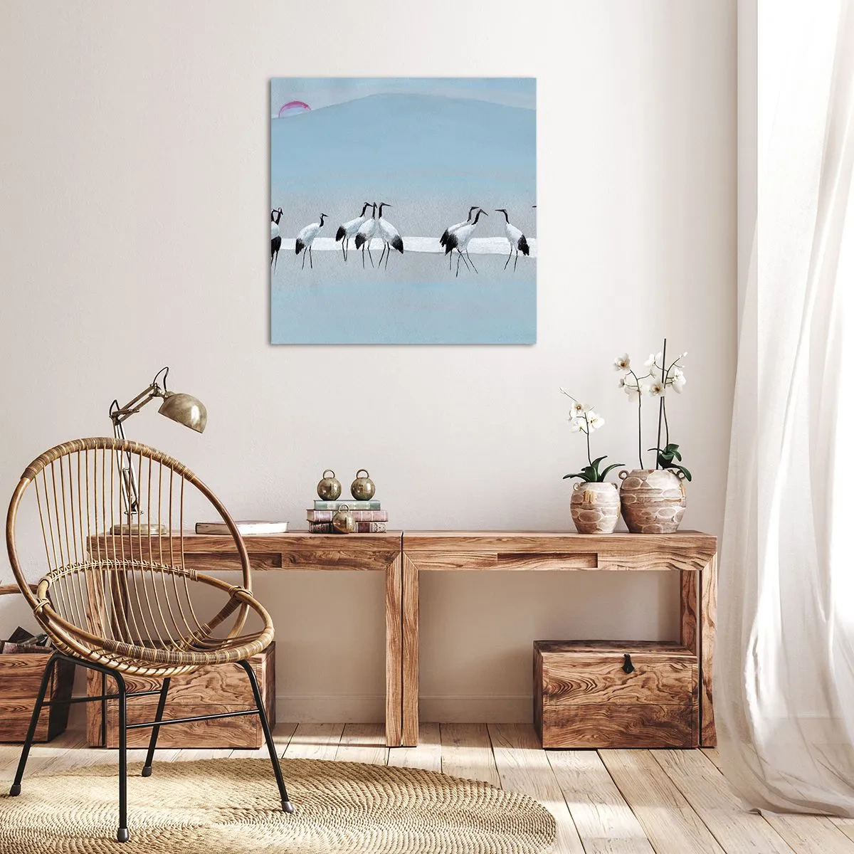 Impression sur toile - Image sur toile - Après une chaude journée - 30x30 cm