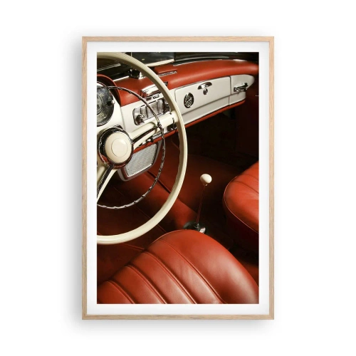 Affiche dans un chêne clair - Poster - Luxe de style vintage - 61x91 cm