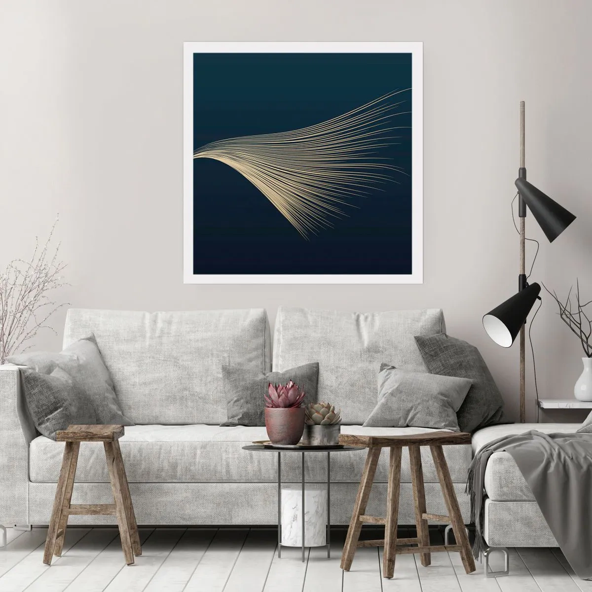 Affiche - Poster - Comme les cheveux d'un ange - 30x30 cm