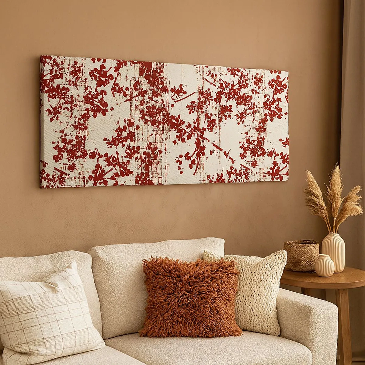 Impression sur toile - Image sur toile - Comme un calicot ancien - 100x40 cm