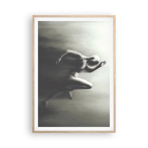 Affiche dans un chêne clair - Poster - Inarrêtable - 70x100 cm