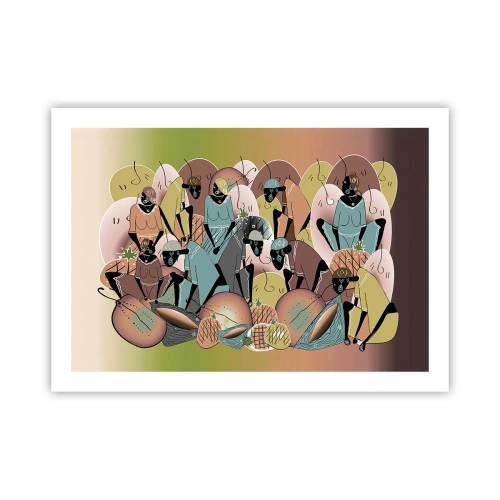 Affiche - Poster - De grandes fêtes arrivent - 70x50 cm