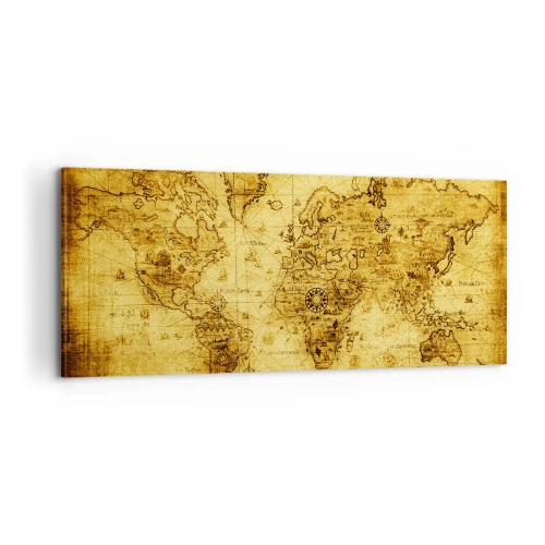 Impression sur toile - Image sur toile - Ce monde est bizarre - 100x40 cm