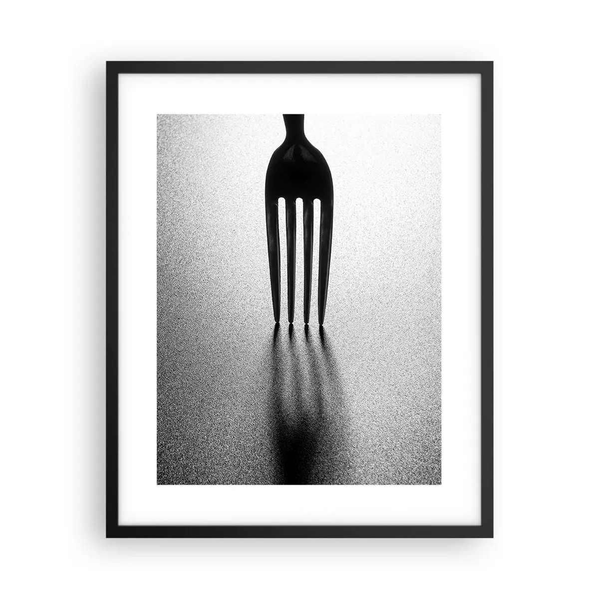 Affiche dans un cadre noir - Poster - Lumière et ombre - 40x50 cm