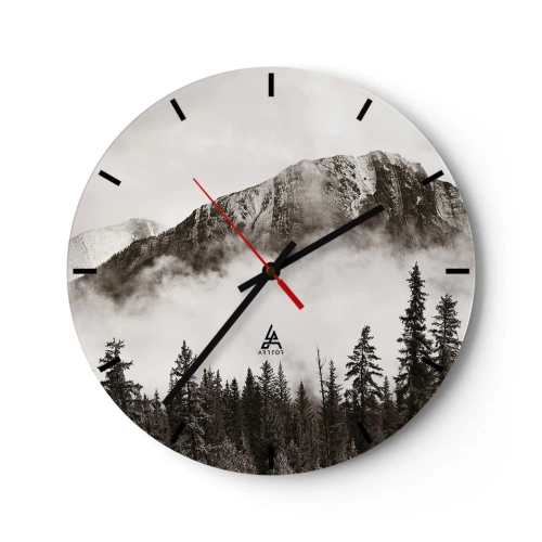 Horloge murale - Pendule murale - Seigneur de granite - 40x40 cm