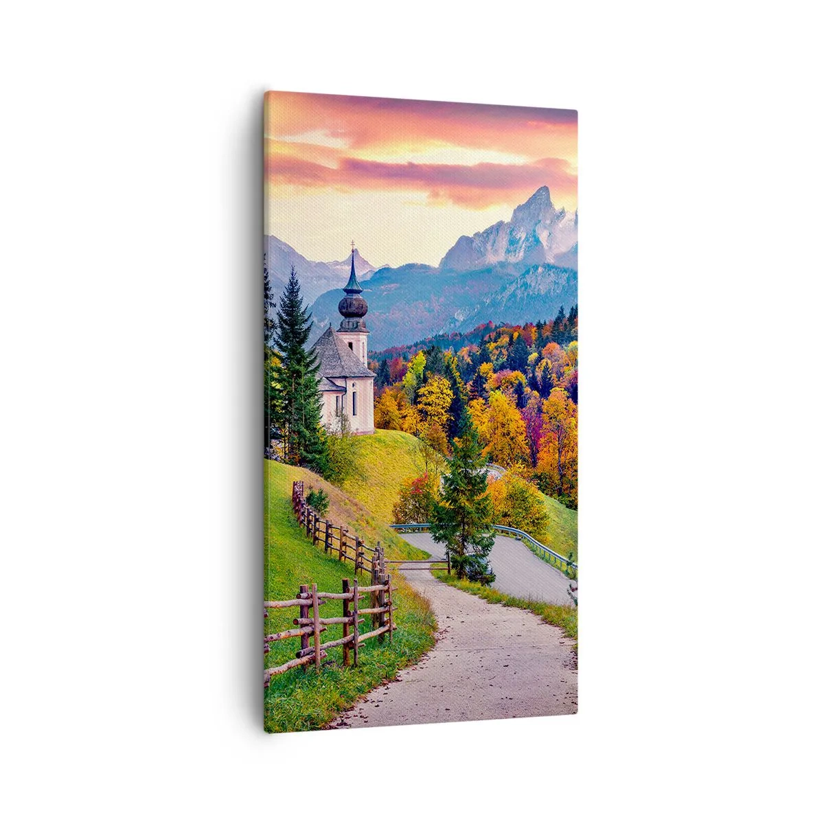 Impression sur toile - Image sur toile - Paysage comme peind - 55x100 cm