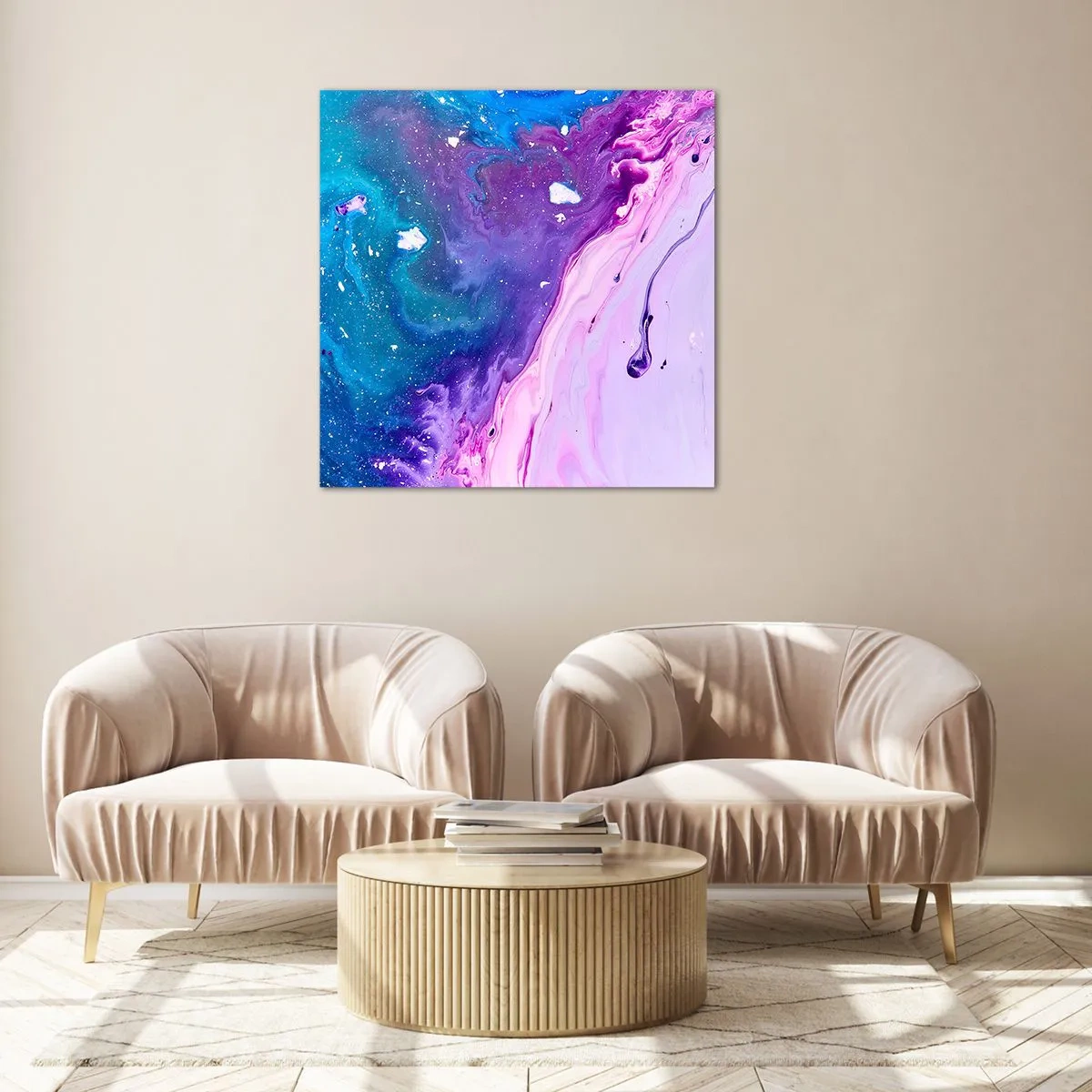 Impression sur verre - Image sur verre - Yin et yang - 60x60 cm