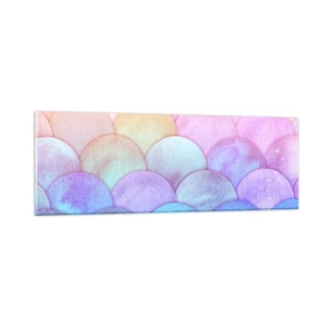 Impression sur verre - Image sur verre - Écailles de perles - 90x30 cm