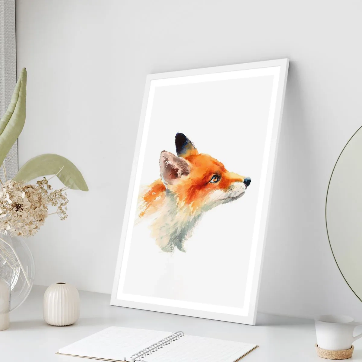 Affiche dans un cadre blanc - Poster - Vous ne pouvez jamais être trop prudent - 40x50 cm