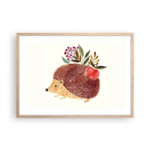 Affiche dans un chêne clair - Poster - Et tu m’apprécies déjà - 70x50 cm