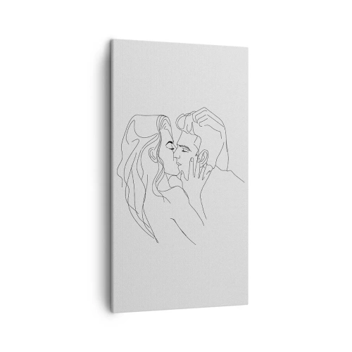 Impression sur toile - Image sur toile - La même ligne - 45x80 cm