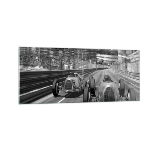 Impression sur verre - Image sur verre - Il y a longtemps à Monté Carlo - 100x40 cm