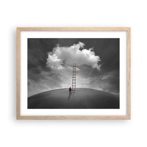 Affiche dans un chêne clair - Poster - Tout est possible - 50x40 cm