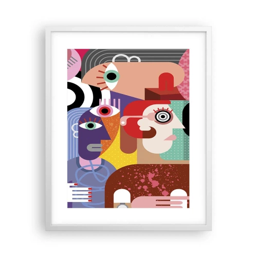 Affiche dans un cadre blanc - Poster - Nous par M. Picasso - 40x50 cm