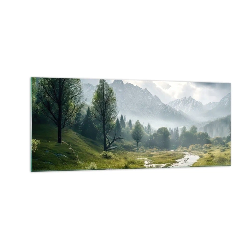 Impression sur verre - Image sur verre - Aller et retour - 100x40 cm