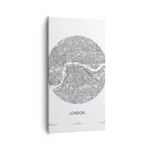 Impression sur toile - Image sur toile - Anatomie de Londres - 55x100 cm