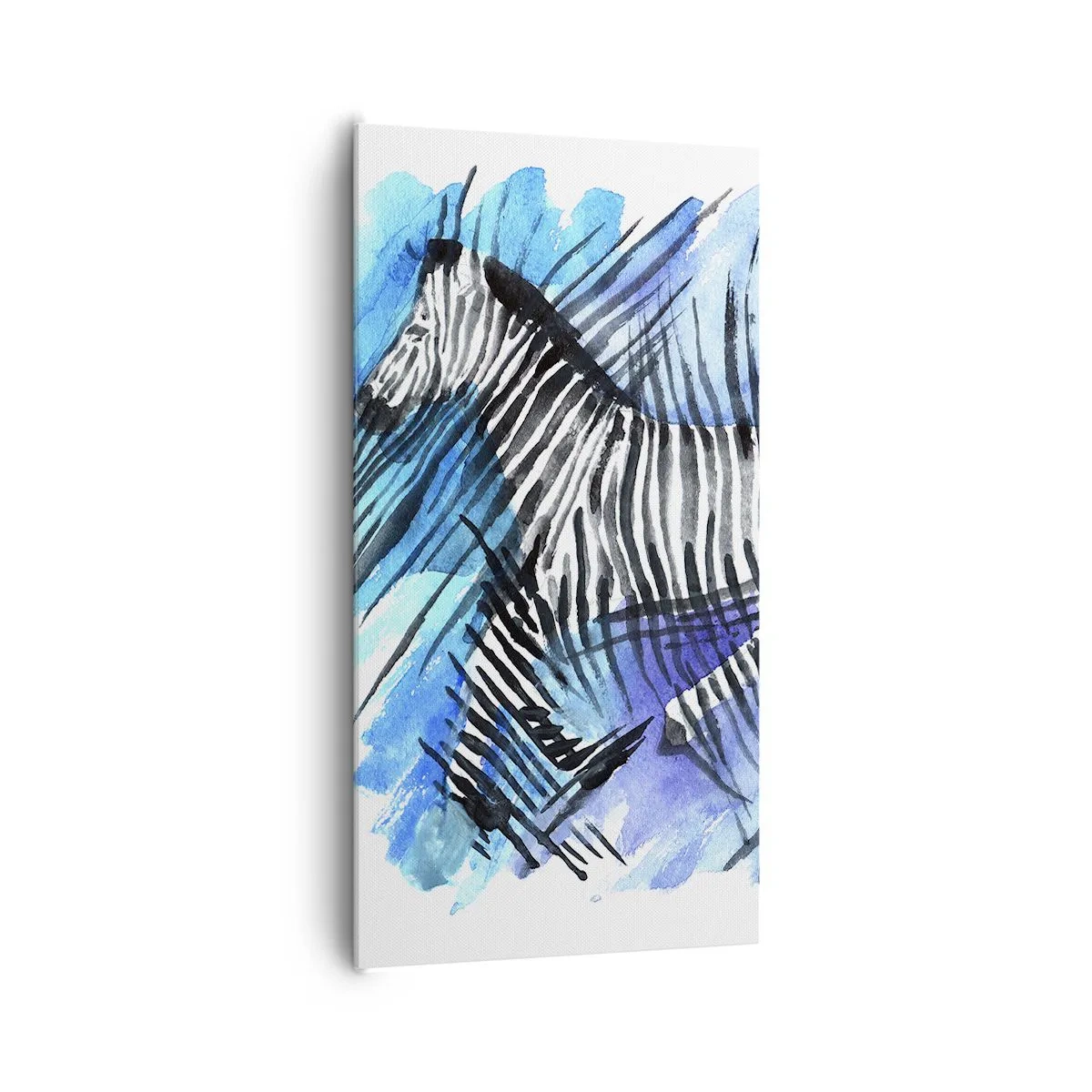 Impression sur toile - Image sur toile - Caché dans les rayures - 65x120 cm