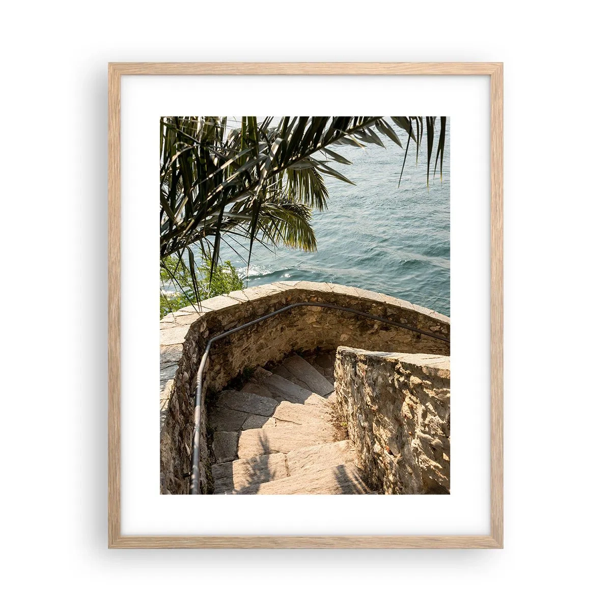 Affiche dans un chêne clair - Poster - Sous le soleil d'Italie - 40x50 cm