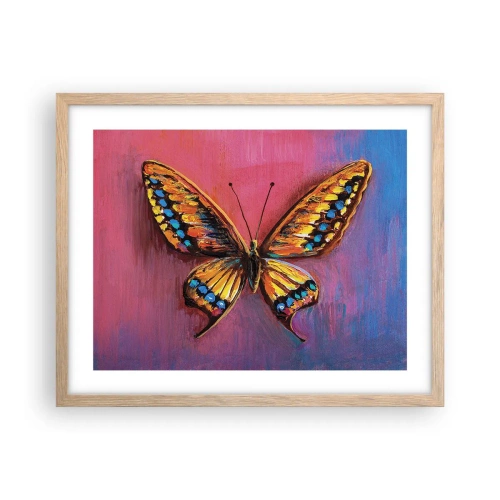 Affiche dans un chêne clair - Poster - Un joyau de la nature - 50x40 cm