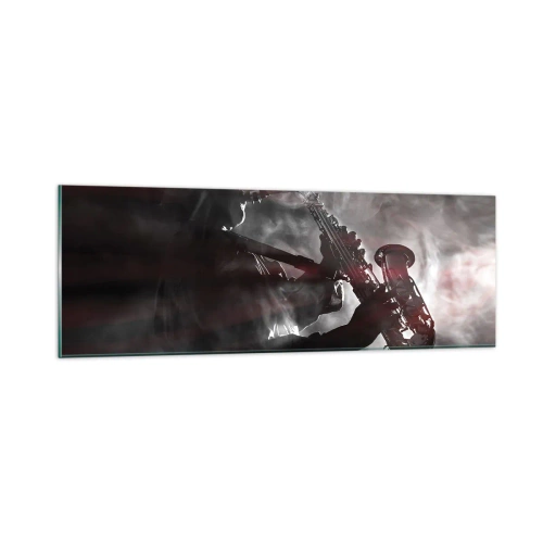 Impression sur verre - Image sur verre - Dans les brumes du jazz - 90x30 cm