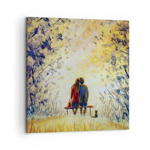 Impression sur toile - Image sur toile - Moment magique - 50x50 cm