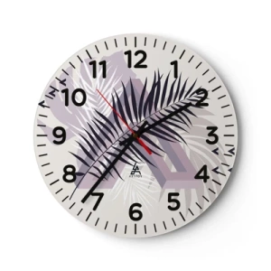 Horloge murale - Pendule murale - L'ombre de l'obscurité - 30x30 cm