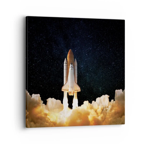 Impression sur toile - Image sur toile - Ad astra! - 40x40 cm