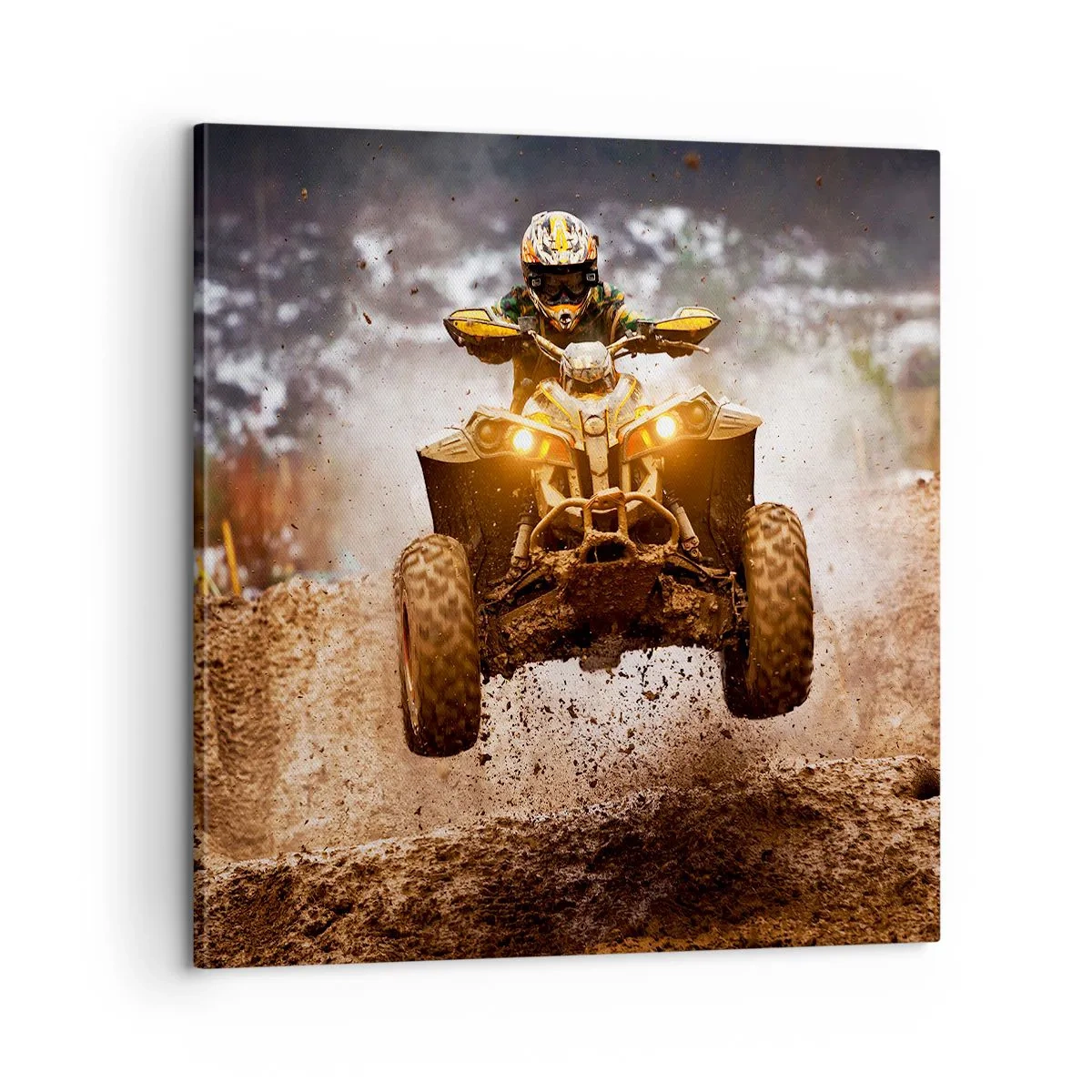 Impression sur toile - Image sur toile - No risk no fun - 60x60 cm