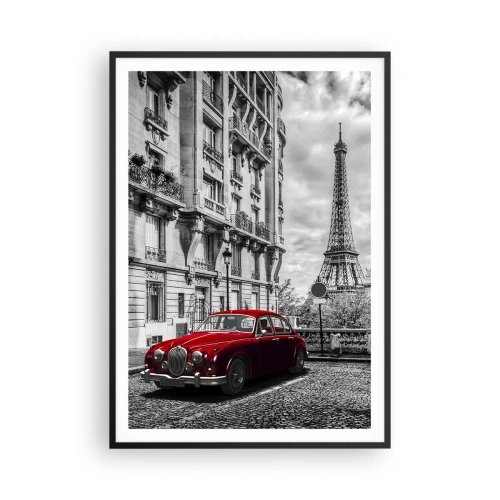 Affiche dans un cadre noir - Poster - Prédateur dans la ville - 70x100 cm