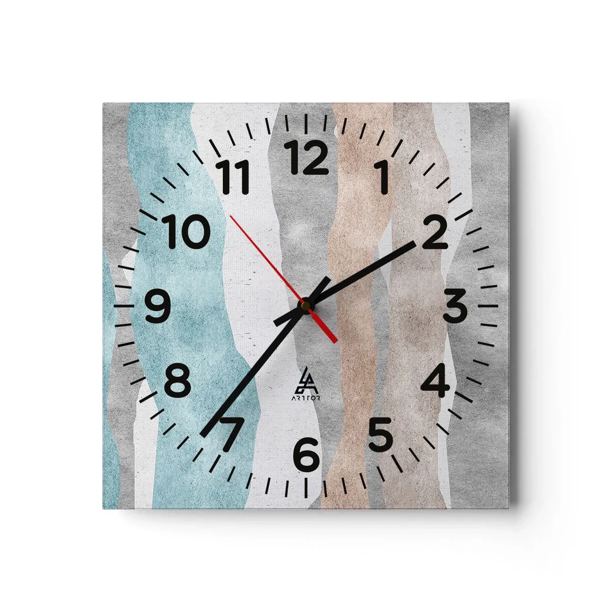 Horloge murale - Pendule murale - Une étude de proximité - 40x40 cm