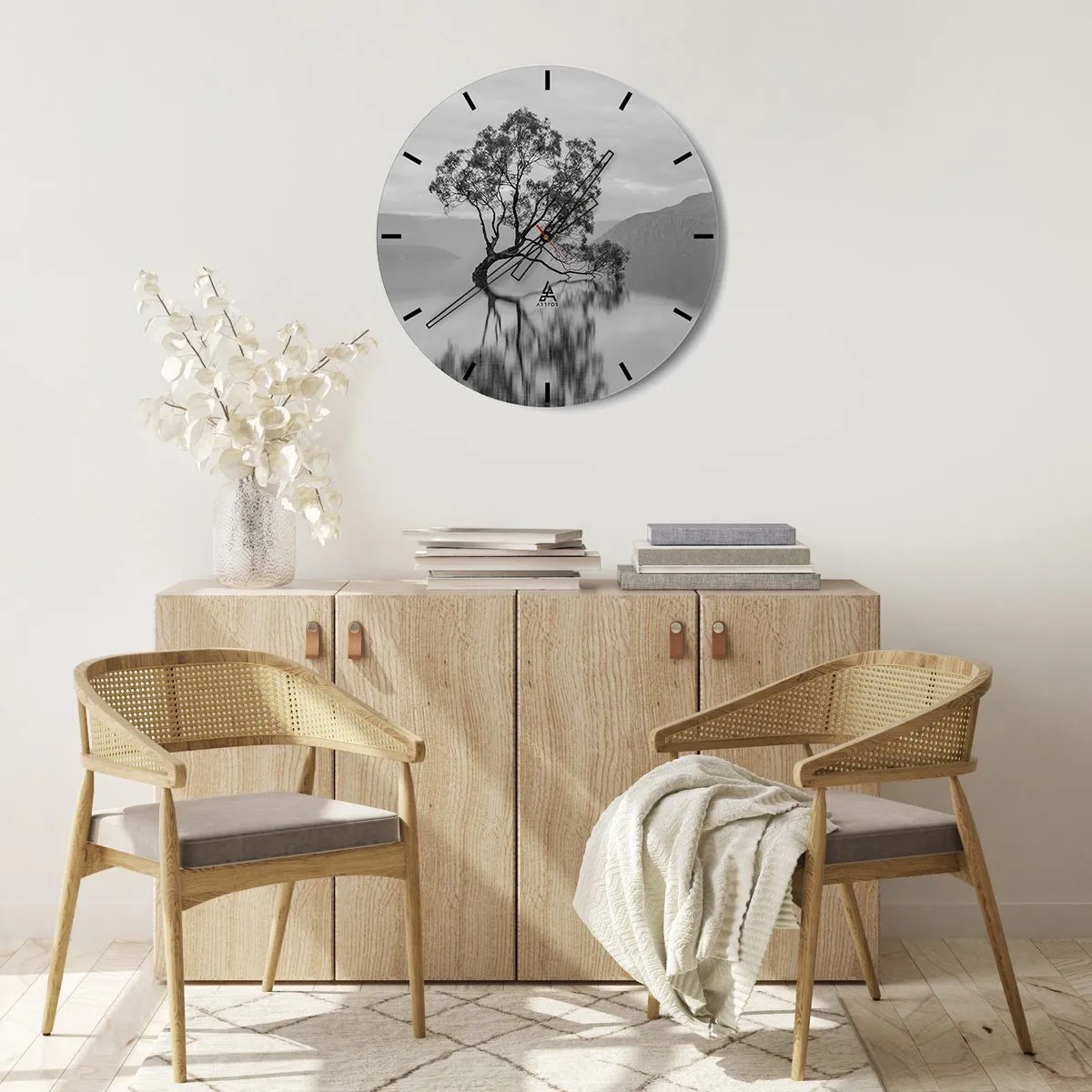 Horloge murale - Pendule murale - Un tel pays existe - 40x40 cm